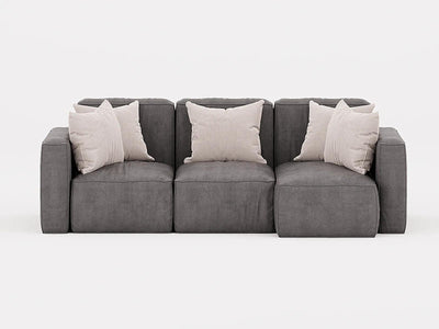 Defure 3-Seater L-Shape Sofa Bed 250 x 130 x 100 cm - HorecaStore