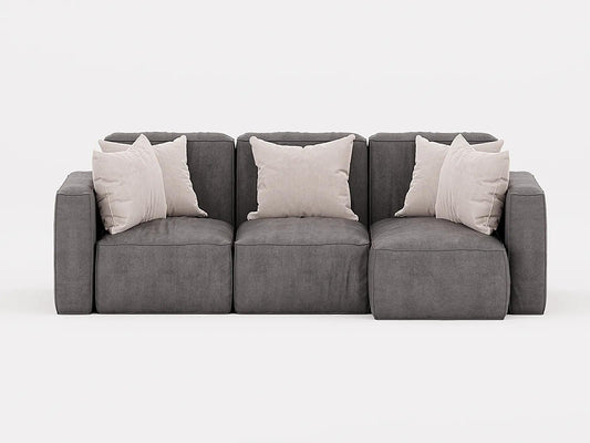 Defure 3-Seater L-Shape Sofa Bed 250 x 130 x 100 cm - HorecaStore