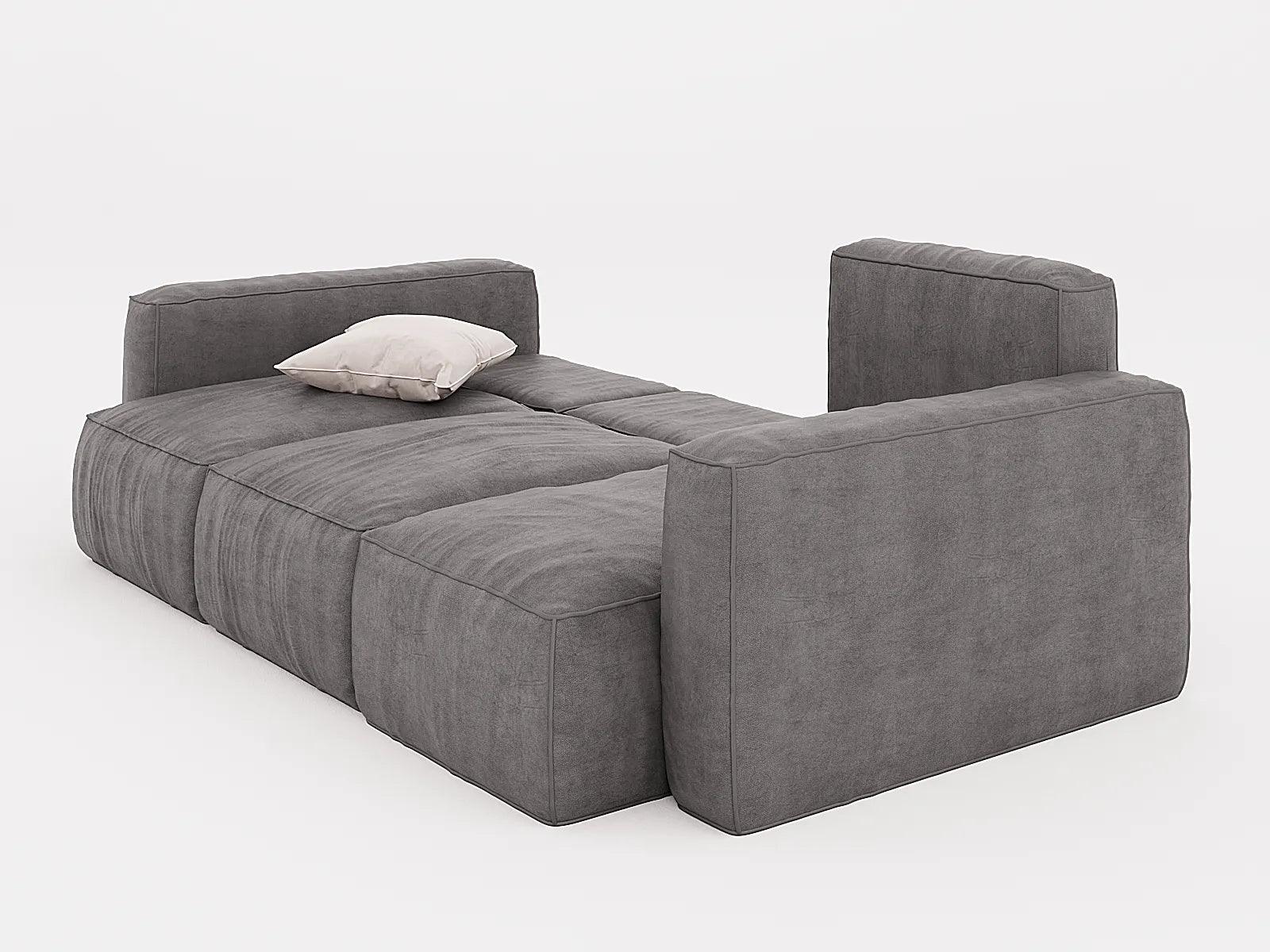 Defure 3-Seater L-Shape Sofa Bed 250 x 130 x 100 cm - HorecaStore