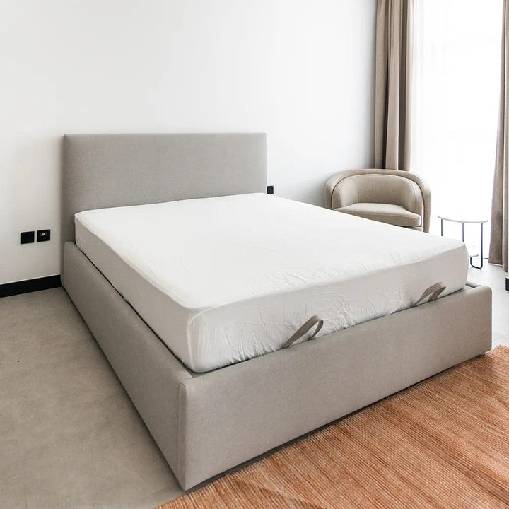 Defure Single Sized Storage Bed Frame 90/100 x 200 cm - HorecaStore