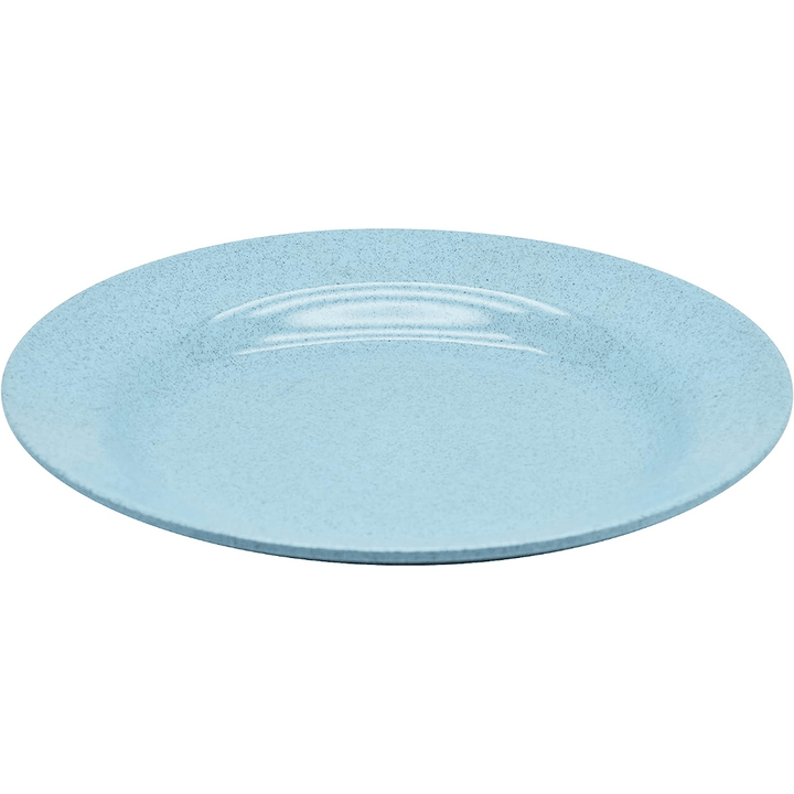 Dinewell 10.5"/26.6CM Melamine Round Rim Soup Plate Blue Speckle 4/Case