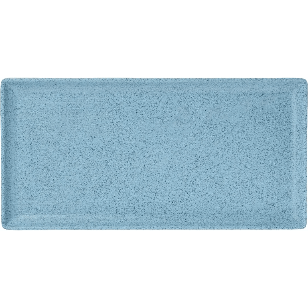 Dinewell 12"X6"/30CL*15CL Melamine Rectangle Platter Blue Speckle