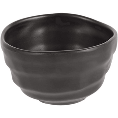Dinewell 3.5"/9CM Melamine Round Veg Bowl Black 12/Case