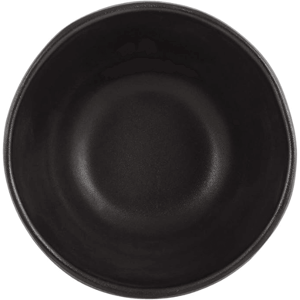Dinewell 4.2"/10.6CM Melamine Round Veg Bowl Black 6/Case
