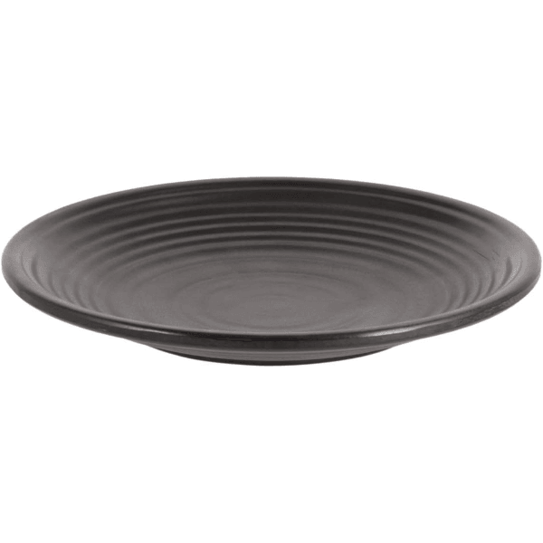 Dinewell 7.5"/19CM Melamine Round Small Plate Black 8/Case