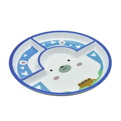 Dinewell Kids Round Plate Panda