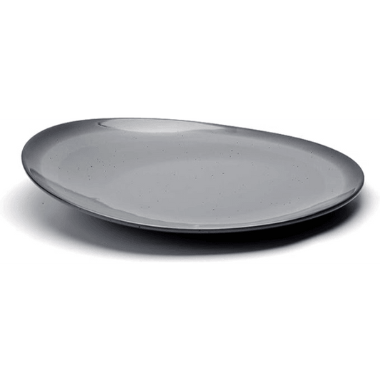 Dinewell Riva 9.5"/24CM Melamine Side Round Plate Grey 6/Case