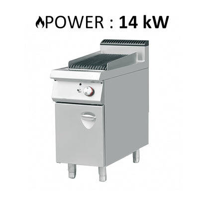 THS Gas Grill Smooth, 14 kW, 40 x 90 x 85 cm