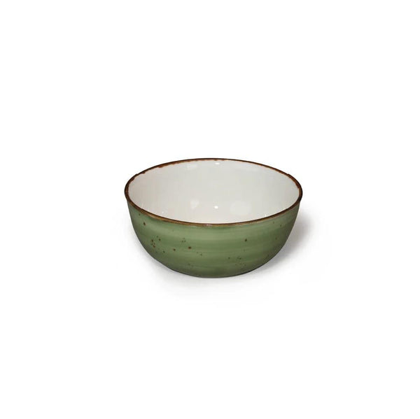 Furtino England Exotic 6"/16cm Green Porcelain Bowl - HorecaStore