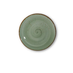 Furtino England Exotic 9"/22.8cm Green Porcelain Coupe Plate