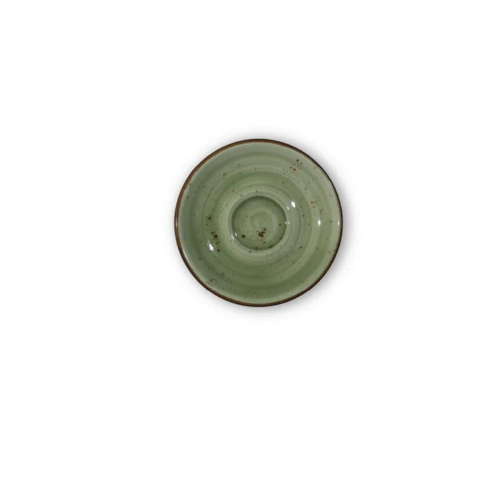 Furtino England Exotic 5"/13cm Green Porcelain Saucer - HorecaStore