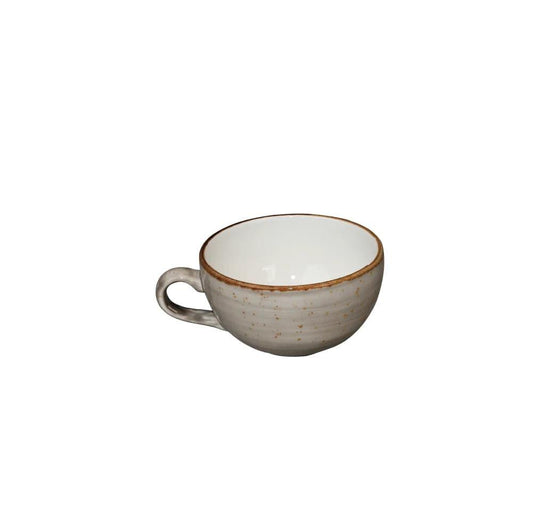 Furtino England Exotic 32cl/11oz Grey Porcelain Cappucino Cup - HorecaStore