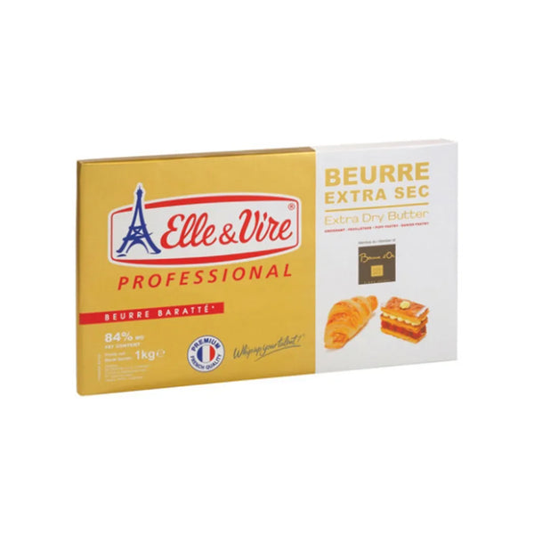 Elle & Vire Butter Croissant Concentrated 84 %, 10 x 1 kg