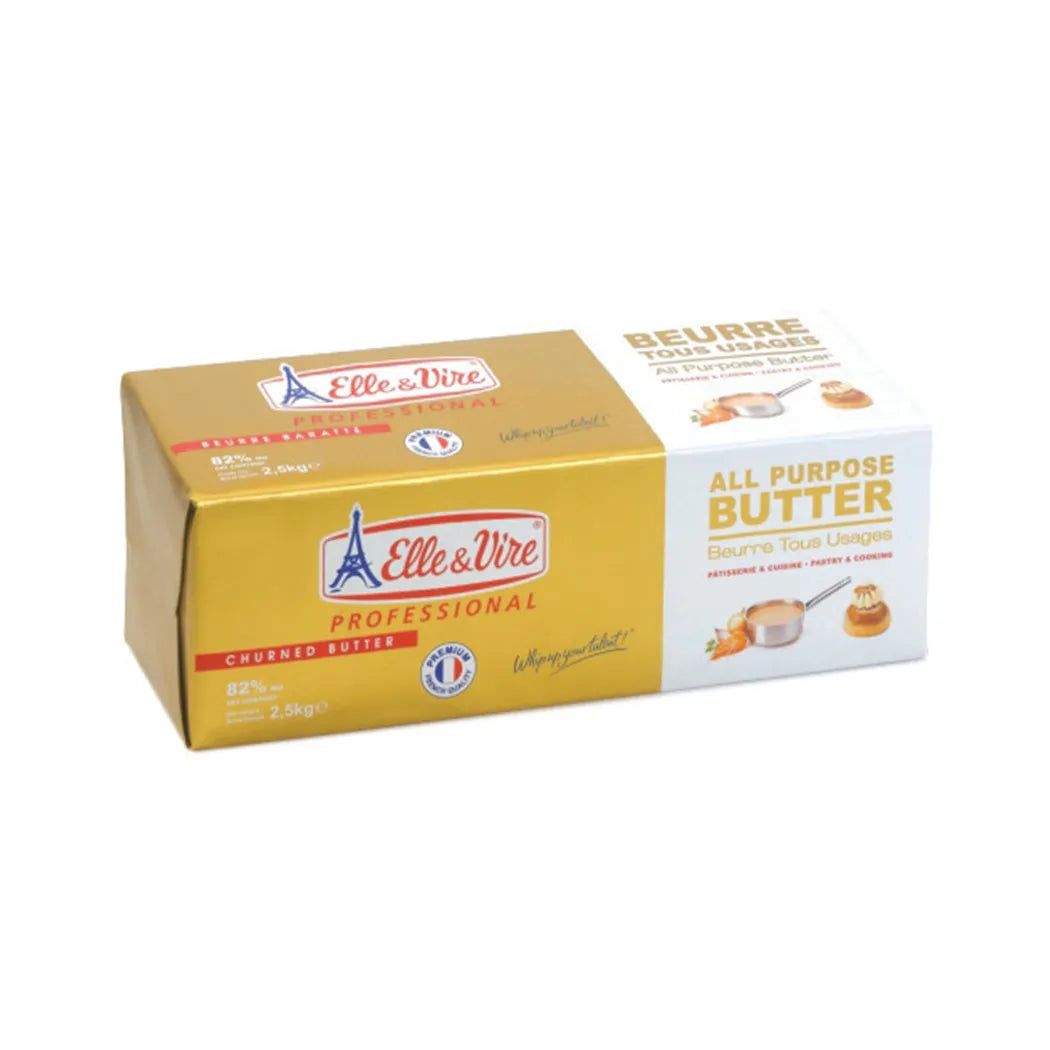 Elle & Vire Butter Block 82 %, 4 x 2.5 kg