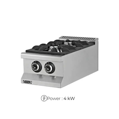 Empero Emp.6kg010-2016 Gas Cooker 2 Burners, 40 x 63.5 x 28.5 cm - HorecaStore