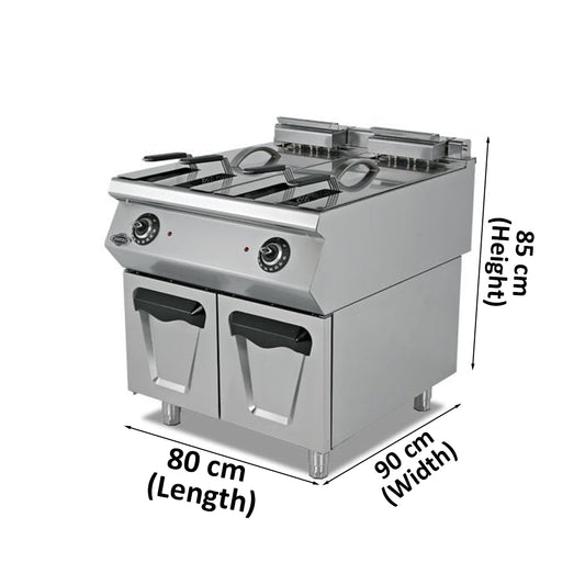 Empero Electric Fryer, 24 + 24 L, 24 kW, 80 x 90 x 85 cm