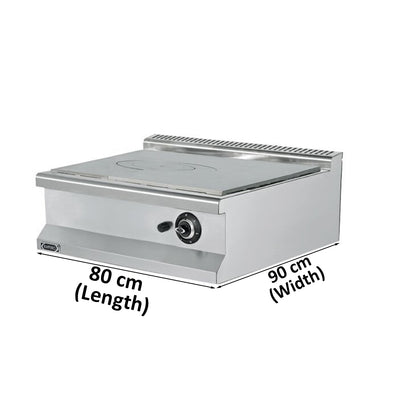 Empero Gas Stove Closed Casting, 11.2 kW, 80 x 90 x 90 cm