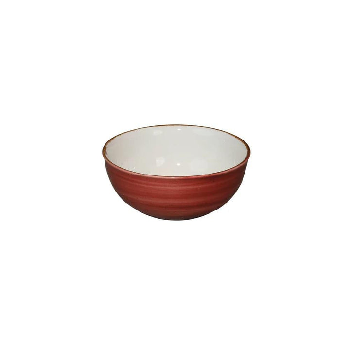 Furtino England Exotic 5"/13cm Red Porcelain Bowl - HorecaStore