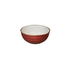 Furtino England Exotic 5"/13cm Red Porcelain Bowl