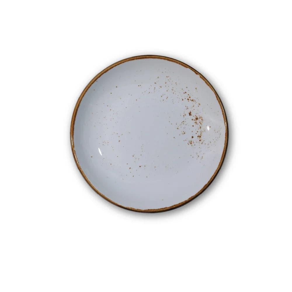 Furtino England Exotic 9"/23cm White Porcelain Coupe Bowl