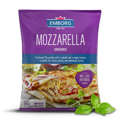 Emborg Shredded Mozzarella Cheese 6 PKT X 2 KG