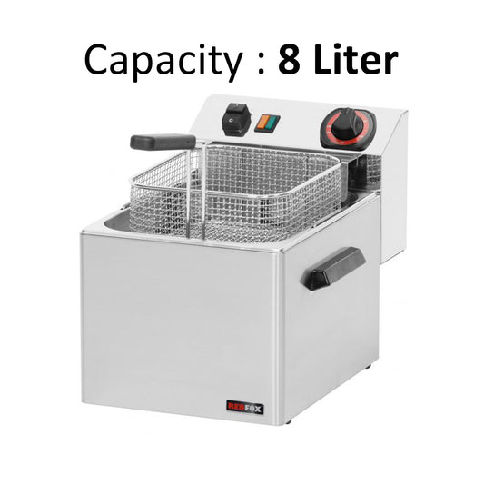 RM Gastro FE-07- T Electric Fryer, 8 L, 6 kW, 31 x 45 x 33 cm