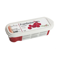 La Fruitiere Raspberry Puree Frozen - 6 x 1 Kg Pack