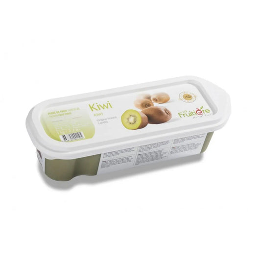 La Fruitiere Kiwi Puree Frozen Fruit Pure?es from France, 90% Kiwi - 6 x 1 Kg Pack