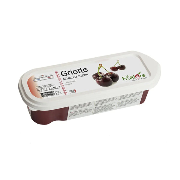 La Fruitiere Oblacinska Cherry Puree Frozen - 6 x 1 Kg Pack