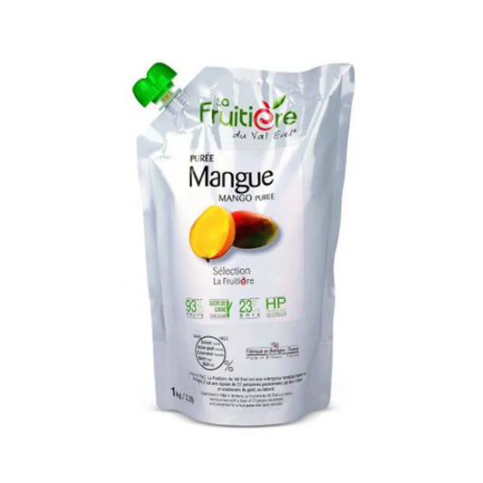 La Fruitiere Alphonso & Chato de Ica Mango Puree Chilled - 1 x 1 Kg Pack