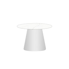 Gymkhana Conic Outdoor Coffee Table Base, White, 40x40 cm