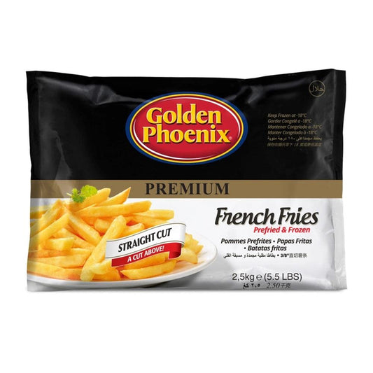 Golden Phoenix Netherlands Regular Fries AA 9mm 4 x 2.5 Kg - HorecaStore