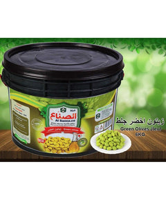 Jleut Syria Green Olives Medium 6 kg