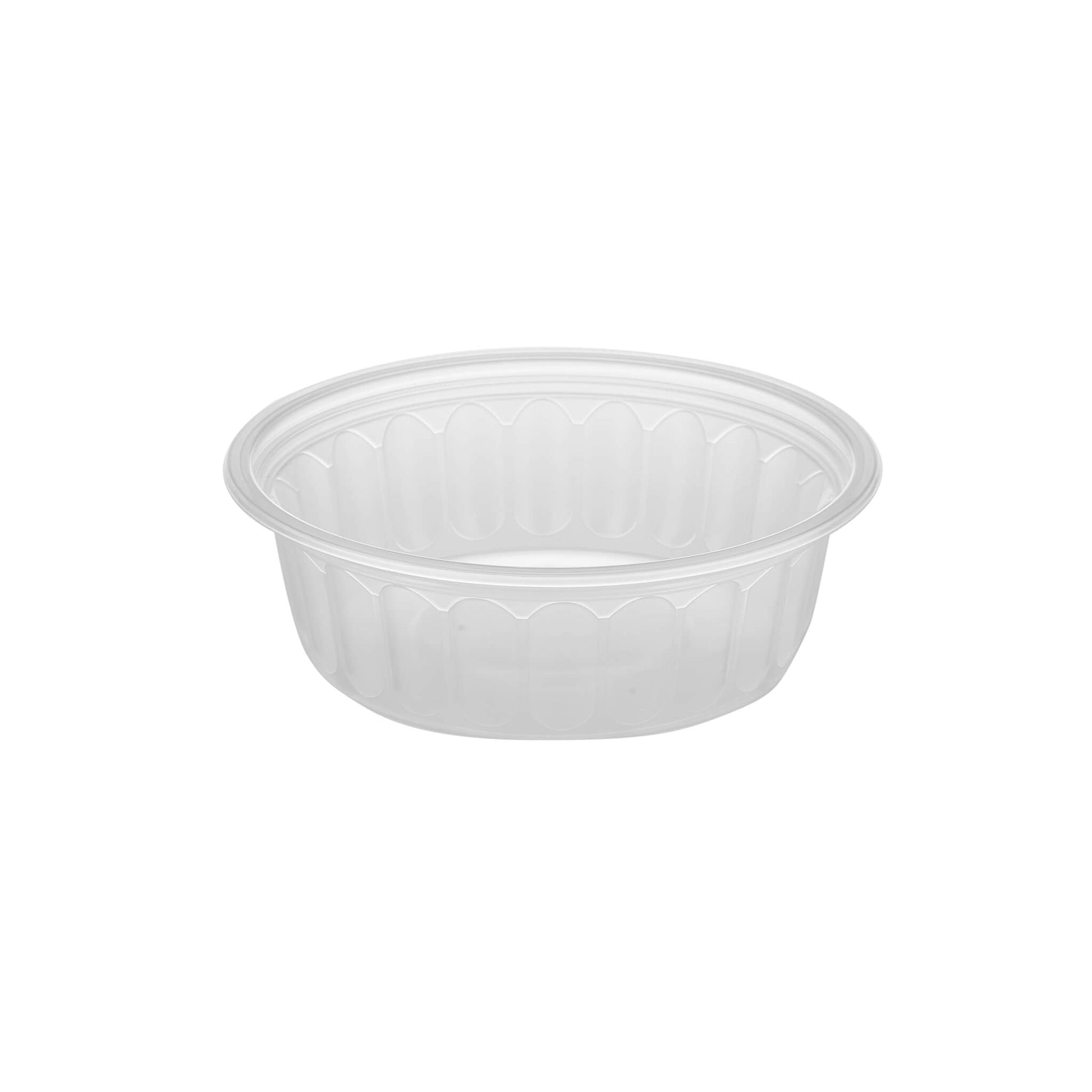 hotpack clear pp corrugated plastic bowl base 200 mi 1000 pcs