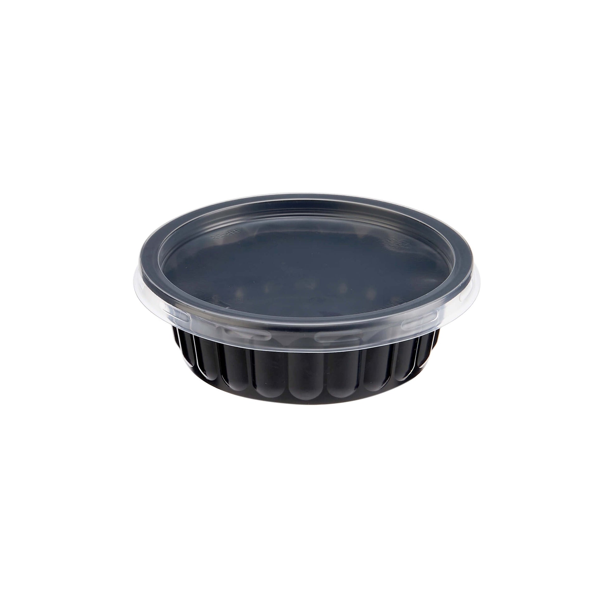 hotpack black pp corrugated plastic bowl base 250 mi 1000 pcs