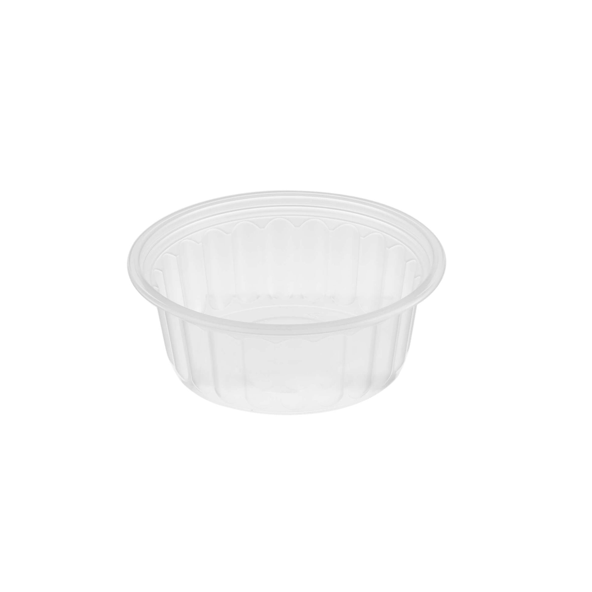 hotpack clear pp corrugated plastic bowl base 350 mi 1000 pcs