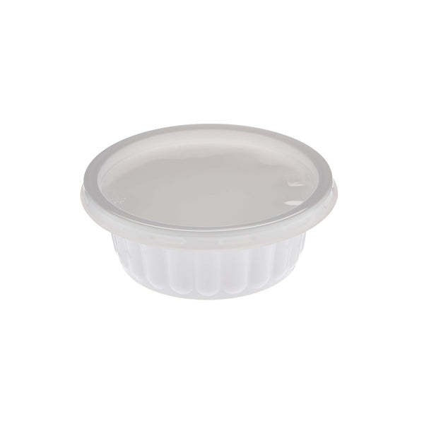 hotpack white pp corrugated plastic bowl base 250mi 1000 pcs