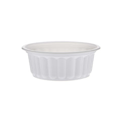 Hotpack White PP Corrugated Plastic Bowl Base, 350 ml, 1000 PCs