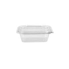 Hotpack Square PET Hinged Deli Container, 473ml, 200 PCs