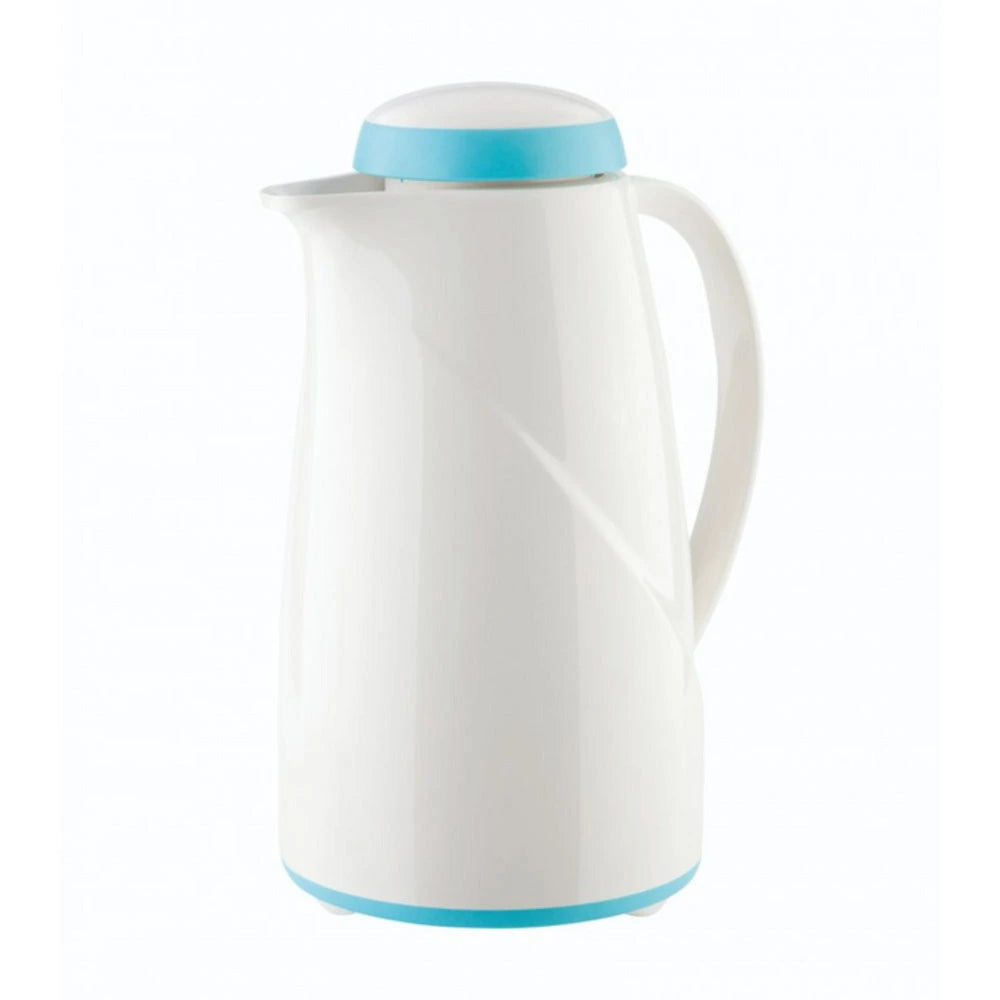 HELIOS HL294-1103 FLASK, 1 ltr. - WHITE / AQUA COLOR