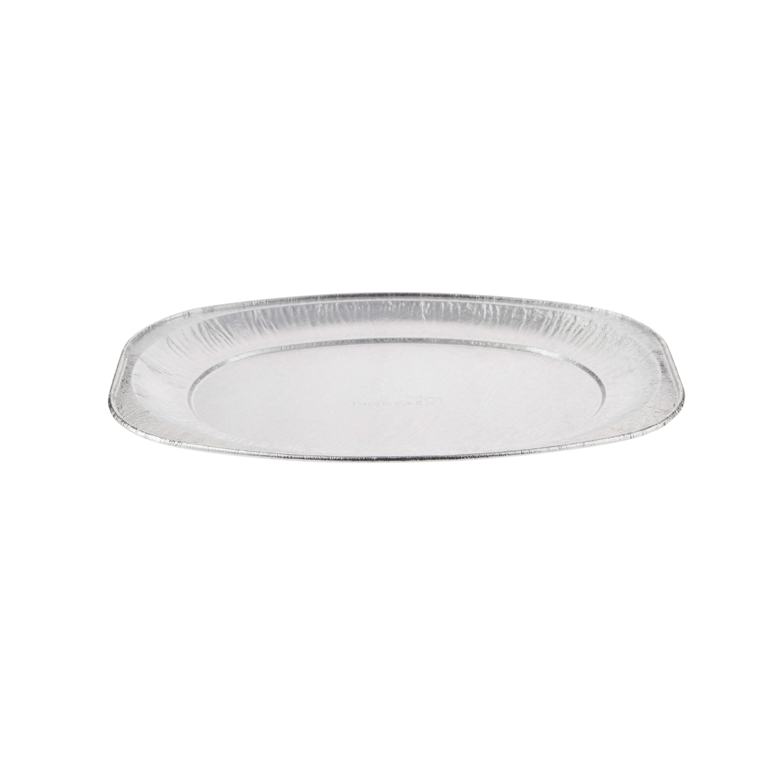 hotpack oval aluminium platter 15 2cm 150 pieces