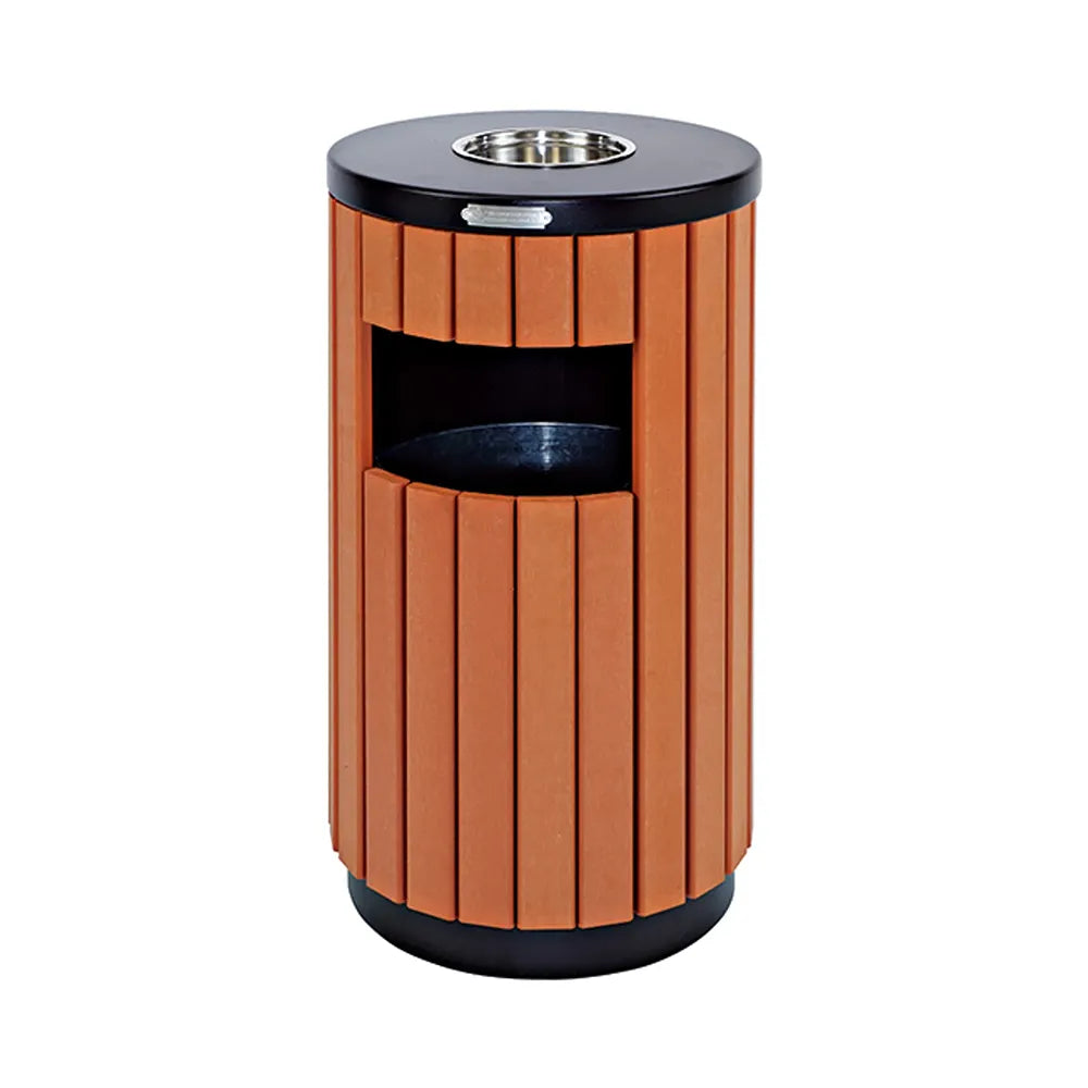 THS HS-57S Outdoor Barrel Bin With Ashtray