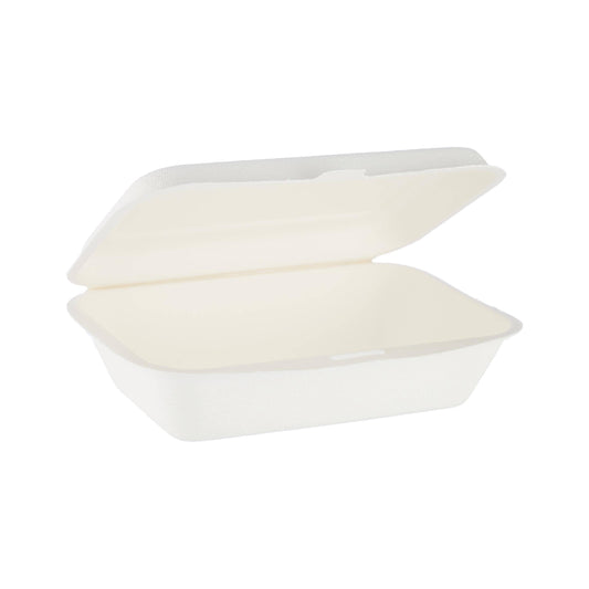hotpack biodegradable hinged container 16 x 11 cm 1000 pcs