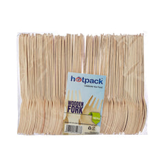 Hotpack Wooden Fork, 2000 PCs