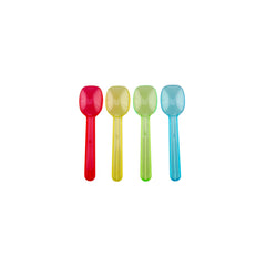 Hotpack Ice Cream Spoons in Mix Color, Small size, 8.2cm, 10000 PCs