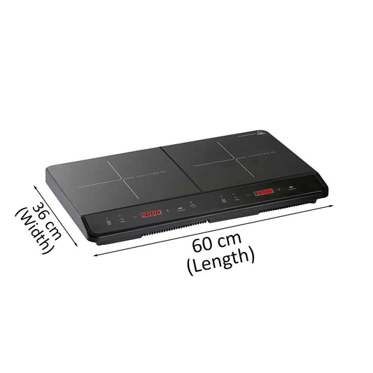 Svea Gastro Double Induction Cooker, 3500 W, 60 x 36 x 63 cm