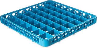 Jiwins Plastic 49-Compartment Standard Extender Rack Blue 19.7 x 19.7 x 1.8"