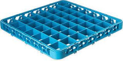 Plastic 49-Compartment Standard Extender Rack Blue 19.7 x 19.7 x 1.8"