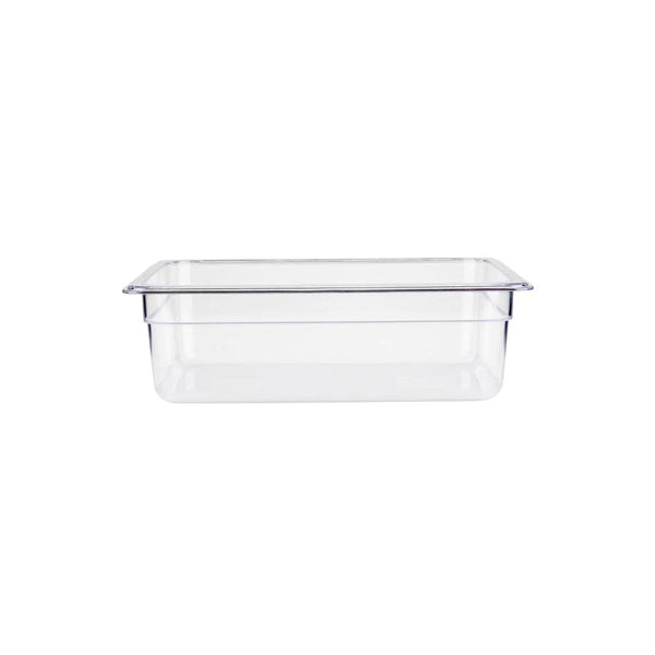 Jiwins Polycarbonate GN Food Pan 1/1 10cm Deep, Transparent    6/Case