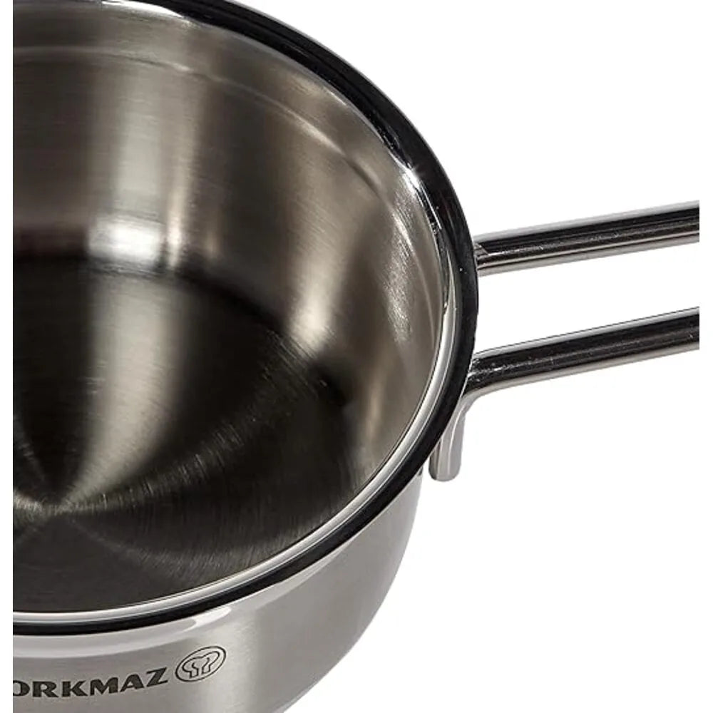 KORKMAZ KA1015 ALFA SAUCE PAN, 14 cm x 7 cm / 1 ltr. CAPACITY